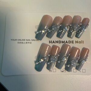 Elegant Size Small Long Nail Set